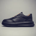 Men's Genuine Leather Low-Top Breathable Sneakers
