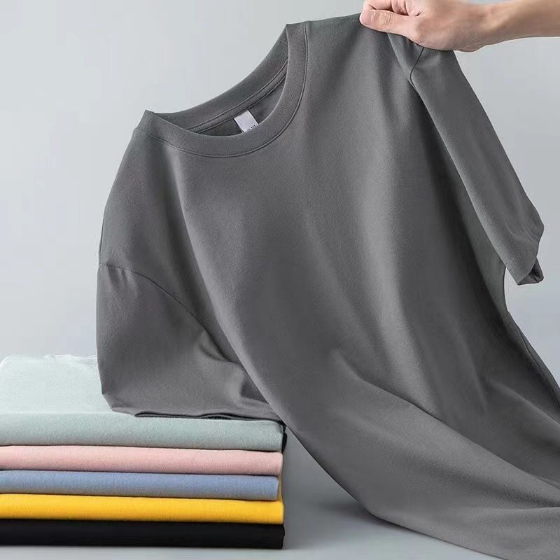 Pure Cotton Round Neck Short Sleeve T-Shirt