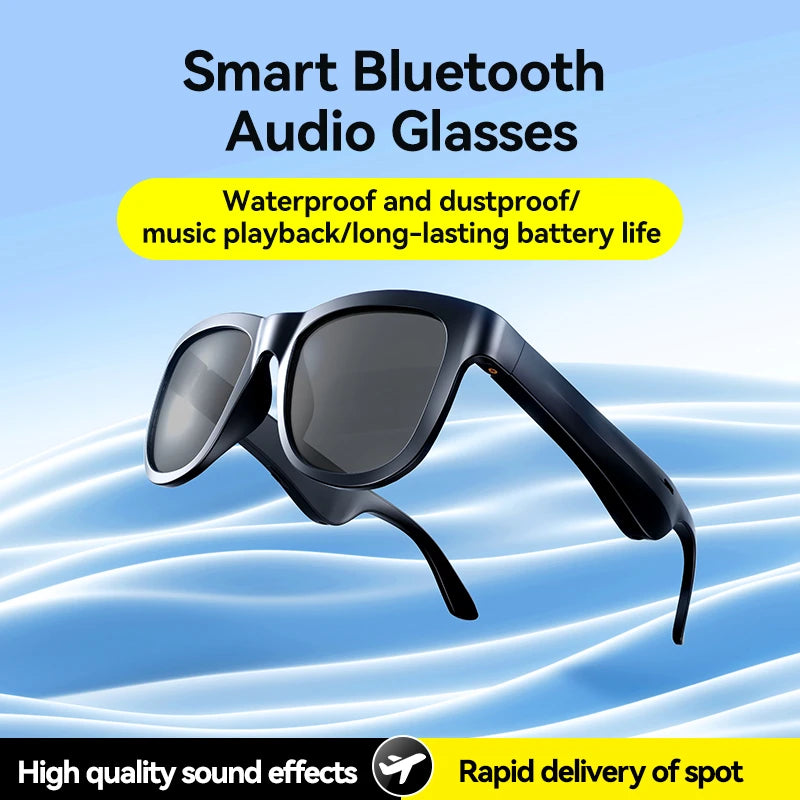 Multifunctional AI Bluetooth Smart Glasses Anti Blue Light Translation Call Music Open Smart Glasses For Men Women