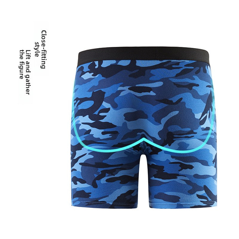 Camouflage cotton sports running boxer pants