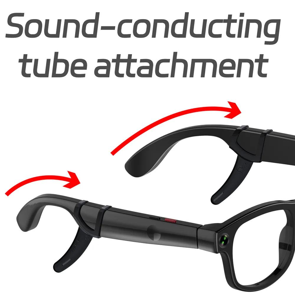 3in1 New Smart Sunglasses 5MP Recording Video AI Photo Recognition Answer Translation Bluetooth Glasses Music Replaceable Lenses