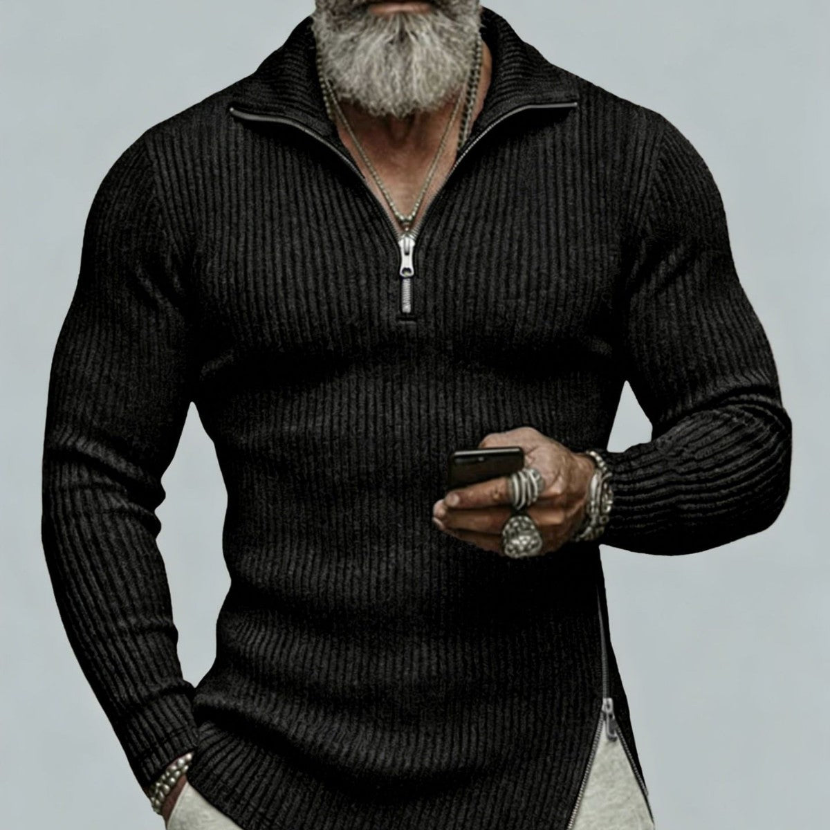 Mens Long Sleeve Fitness T-Shirt