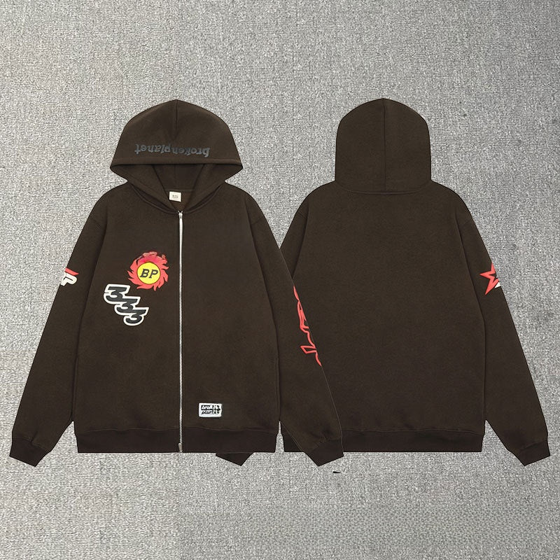 Fleece hooded sweatshirts for men and women