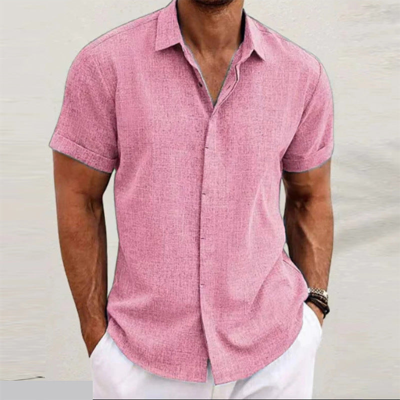 Linen Short-Sleeved Shirt