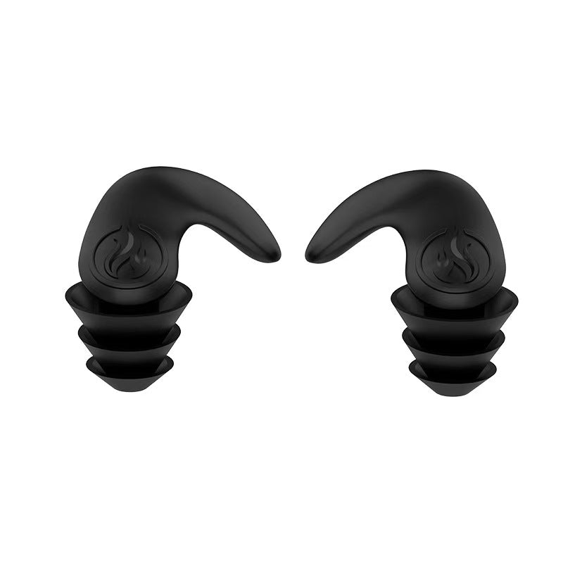 Silicone Noise Reduction Waterproof Earplugs