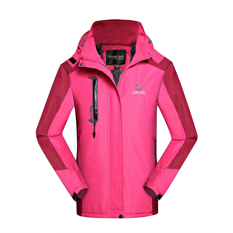 Thickened Fleece Couples Jacket - Outdoor Snow Outfit