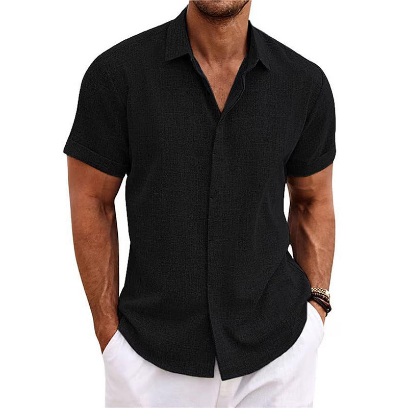 Linen Short-Sleeved Shirt