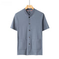Mens Pure Cotton Short Sleeve Cardigan