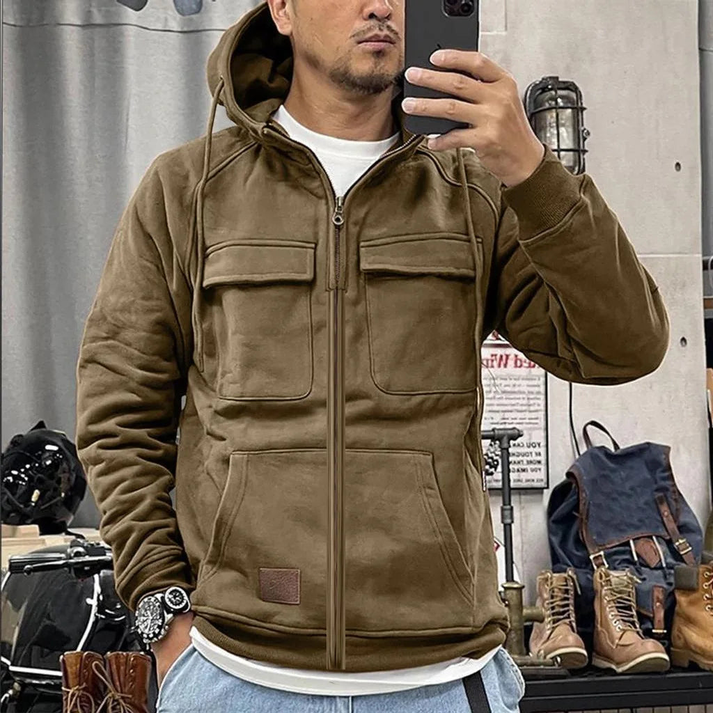 Autumn and Winter Zipper Hoodie