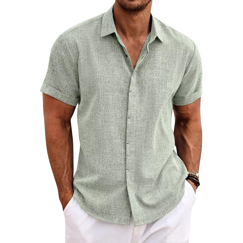 Linen Short-Sleeved Shirt