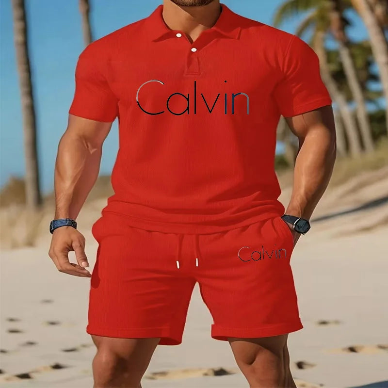 Polo Shirt and Short-Shorts Set
