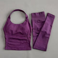 2 Pieces Sportswear Women Yoga Set Gym Clothes Sportswear Yoga Suits Fitness Set Tracksuits Sports Top Gym Leggings Set
