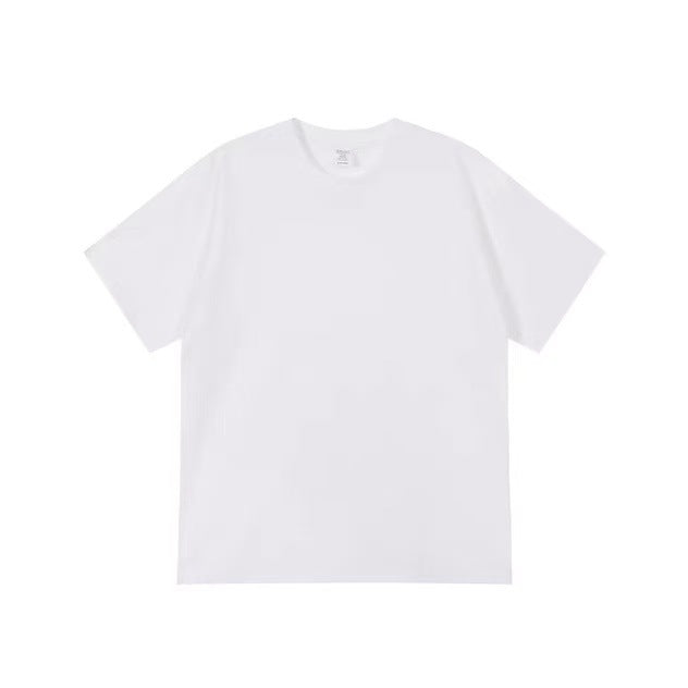 Mens Round Neck Short Sleeve Cotton T-Shirt
