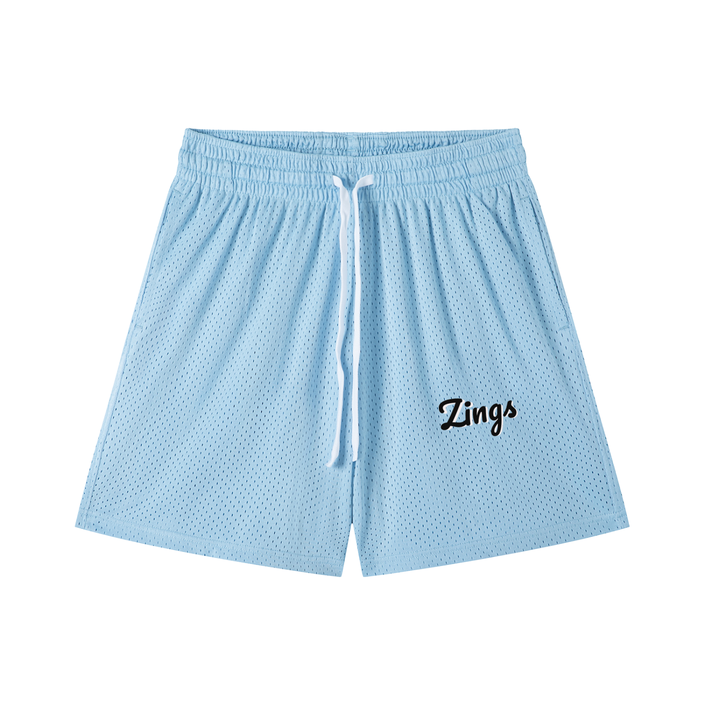 Mesh Drawstring Shorts