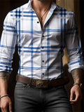 Spring And Autumn Button Down Men's Shirt