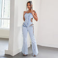 Women's Slimming Denim Strap Jumpsuit