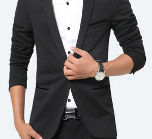 Plus Size Men's Casual Blazer, Spring Wholesale Jacket