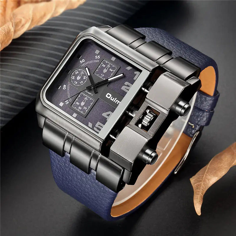 OULM Casual Men's Quartz Watch with Belt