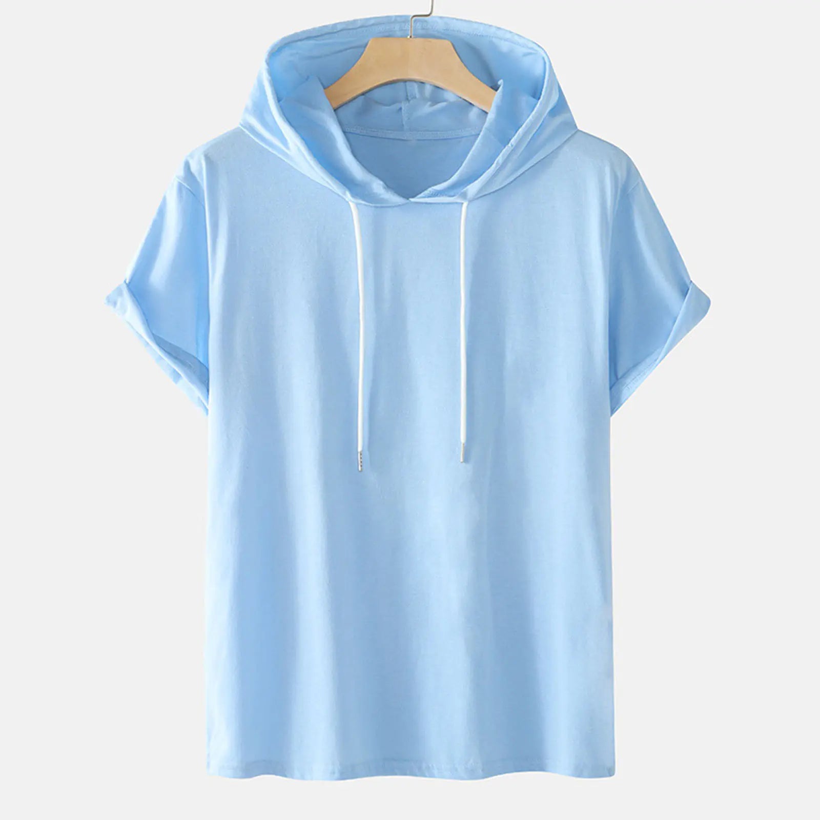Hooded T-Shirts with Drawstring