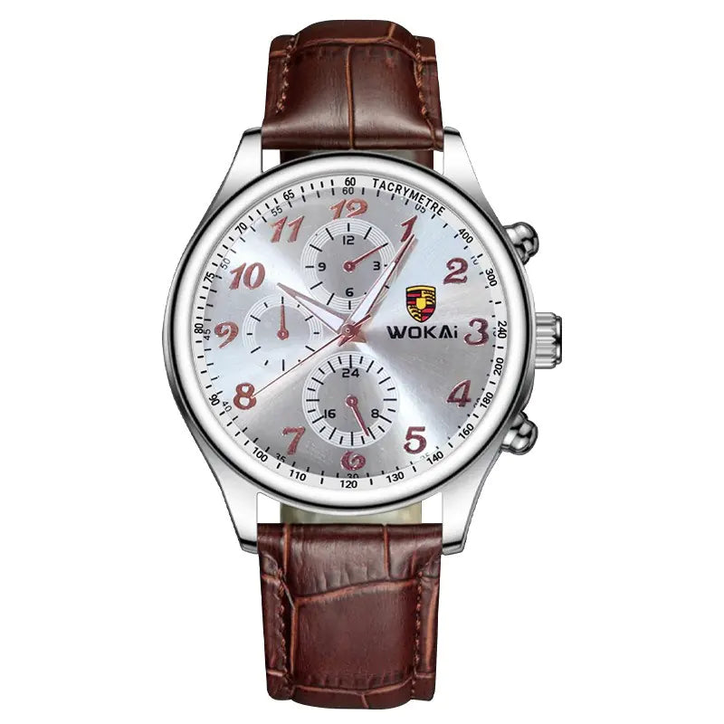 Men's Quartz Business and Sports Watches with Belts