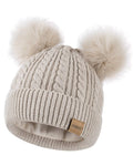 Women   Double Pom Pom Winter Hats