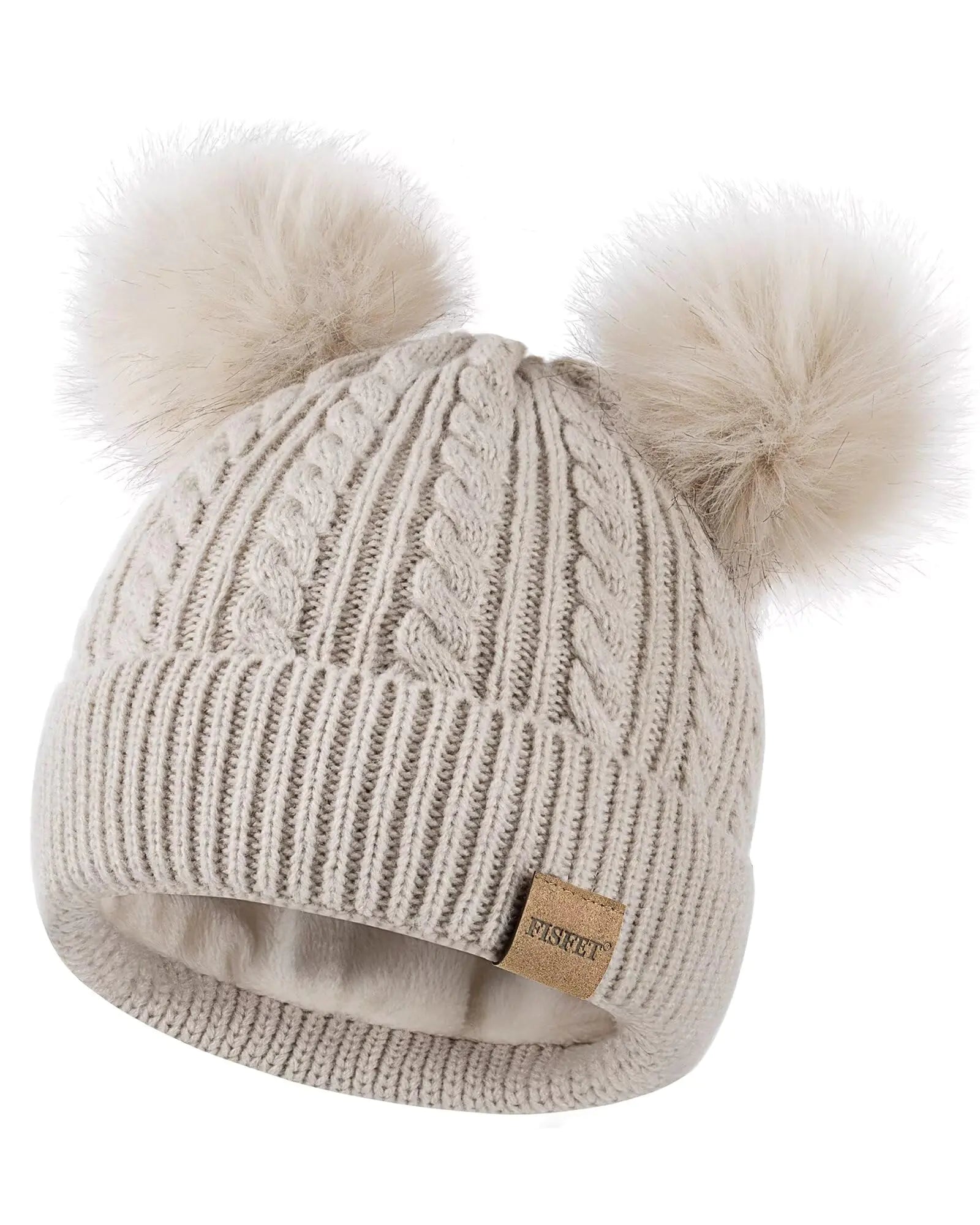 Women   Double Pom Pom Winter Hats
