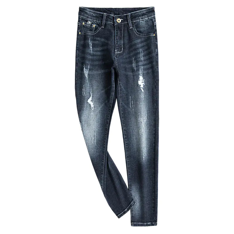 Men's Slim Fit Ripped Jeans