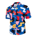 Men's Floral Short-Sleeved Hawaiian Retro Shirt