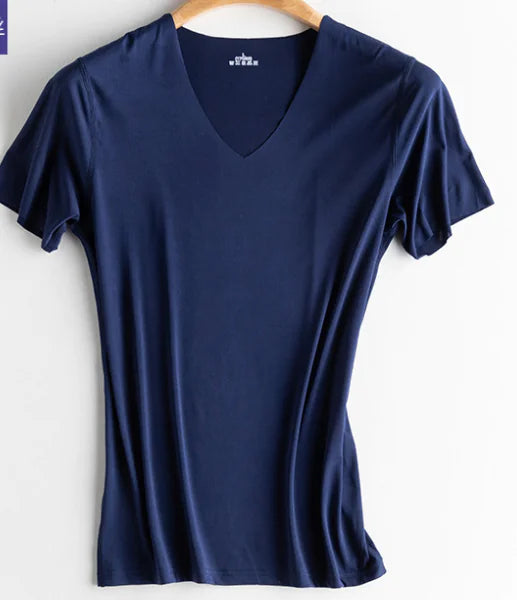 Ice Silk Seamless Quick Dry Short Sleeve T-Shirt
