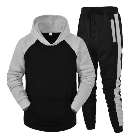 mens hoodie tracksuit set