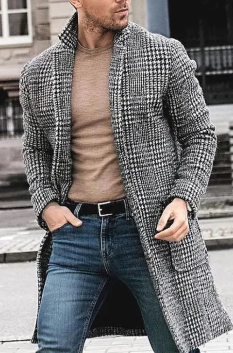 Men's Autumn And Winter Woolen Coat