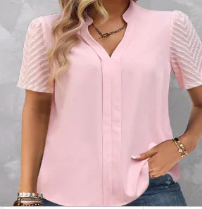 V-Neck Blouse (One Piece)