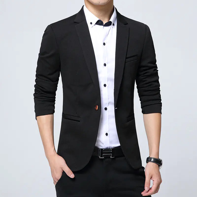 Plus Size Men's Casual Blazer, Spring Wholesale Jacket