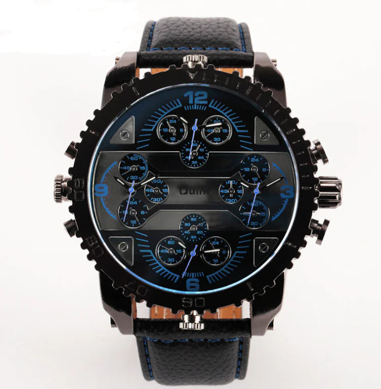 OULM Men's Quartz Watch with Leather Band (Wholesale)