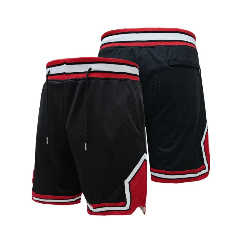 Athletic Gym Men's Mesh Shorts-Workout Black Quick Dry Basketball Shorts with Pockets for Running Casual Activewear