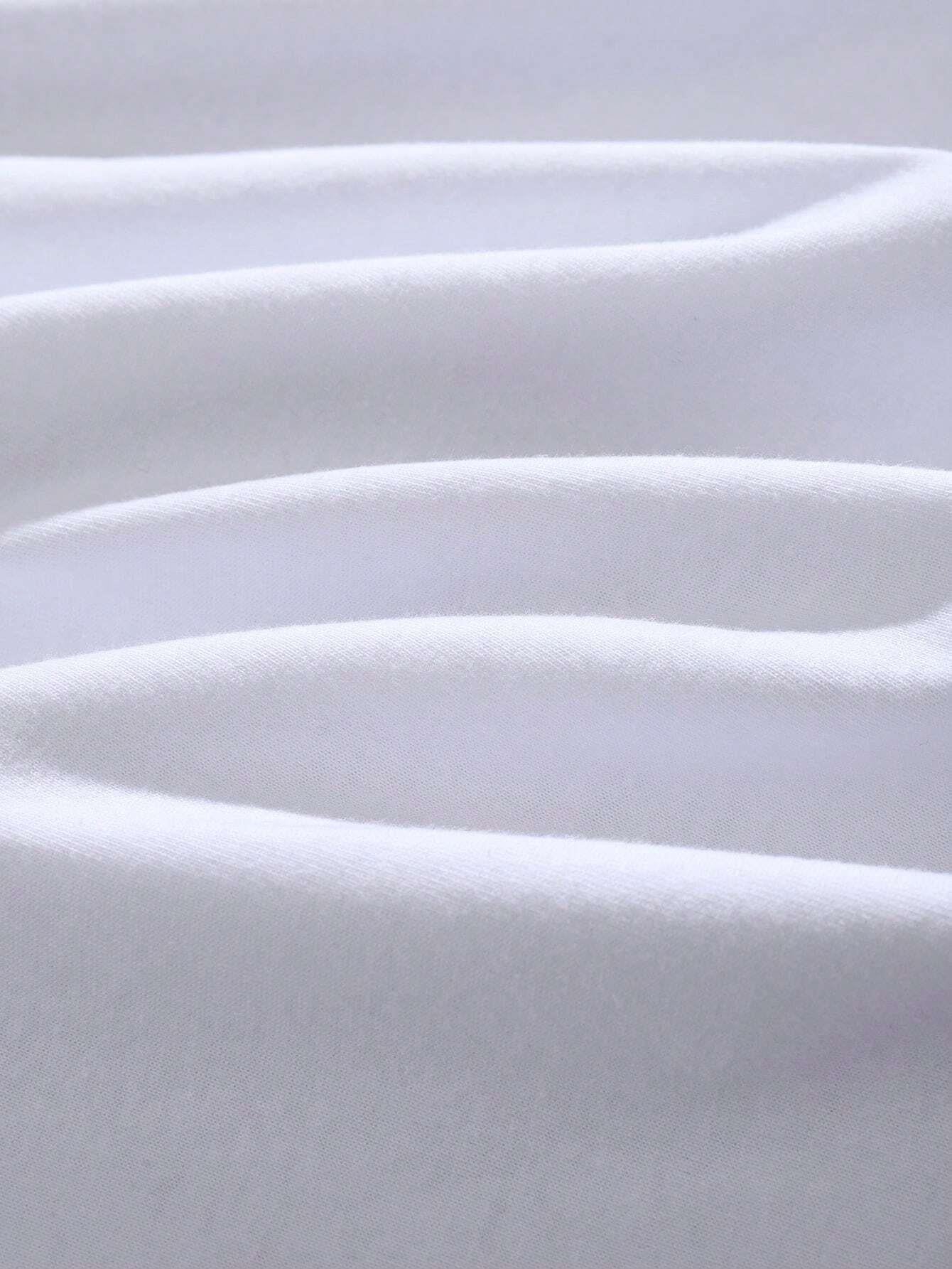 Ok Graphic Round Neck Short Sleeve T-shirt