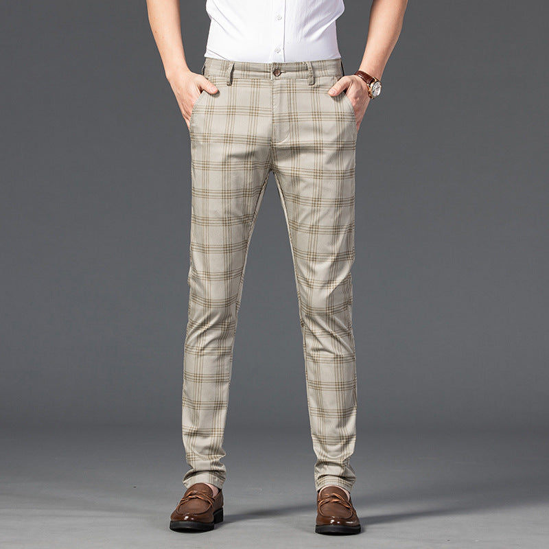 Men's Stretch Cotton Casual Pants