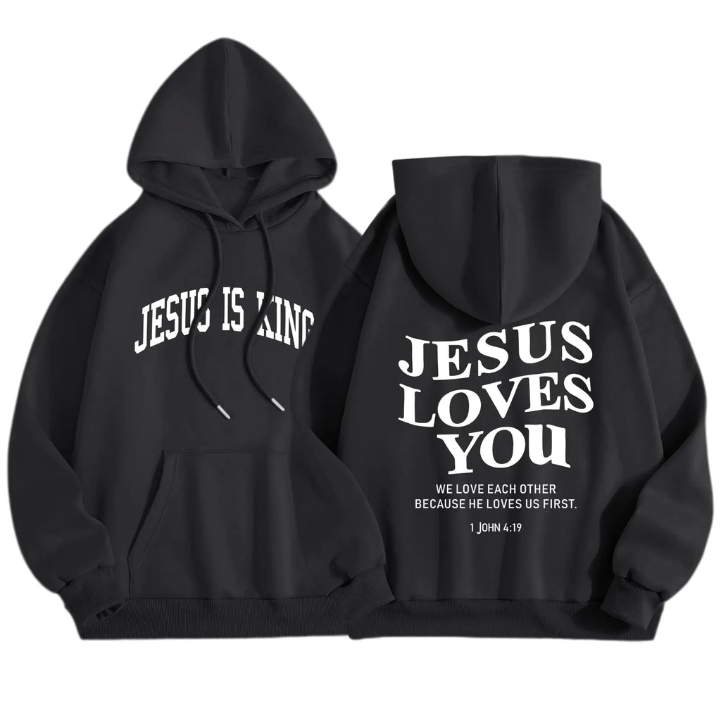 Sulayesh Christian Jesus Loves You Hoodies