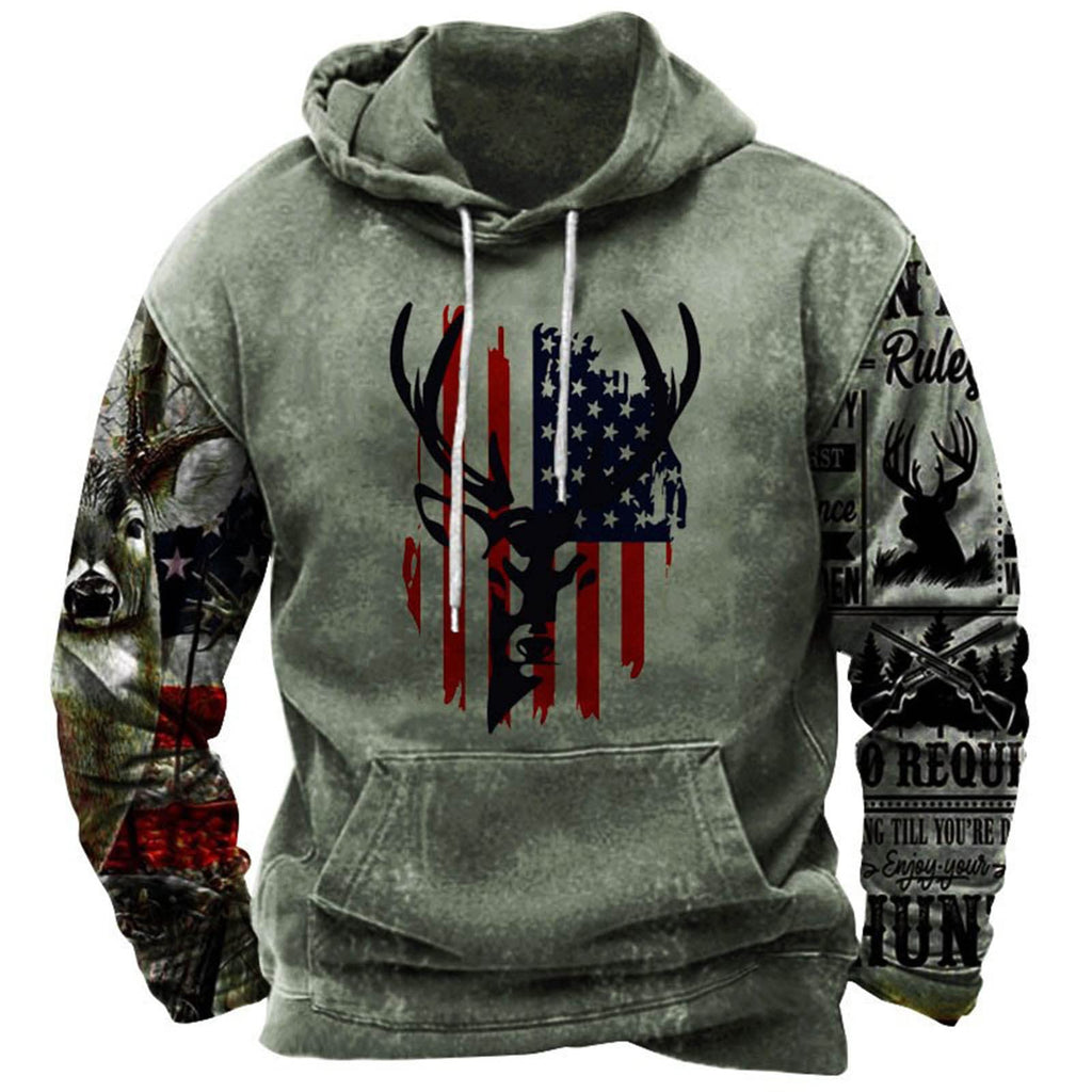 Casual Tactical Camo Hoodie