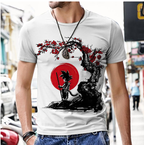 Dragon Ball Super Saiyan 3D Print T-shirt (One Piece)