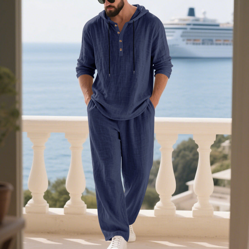 Casual long-sleeve pants set