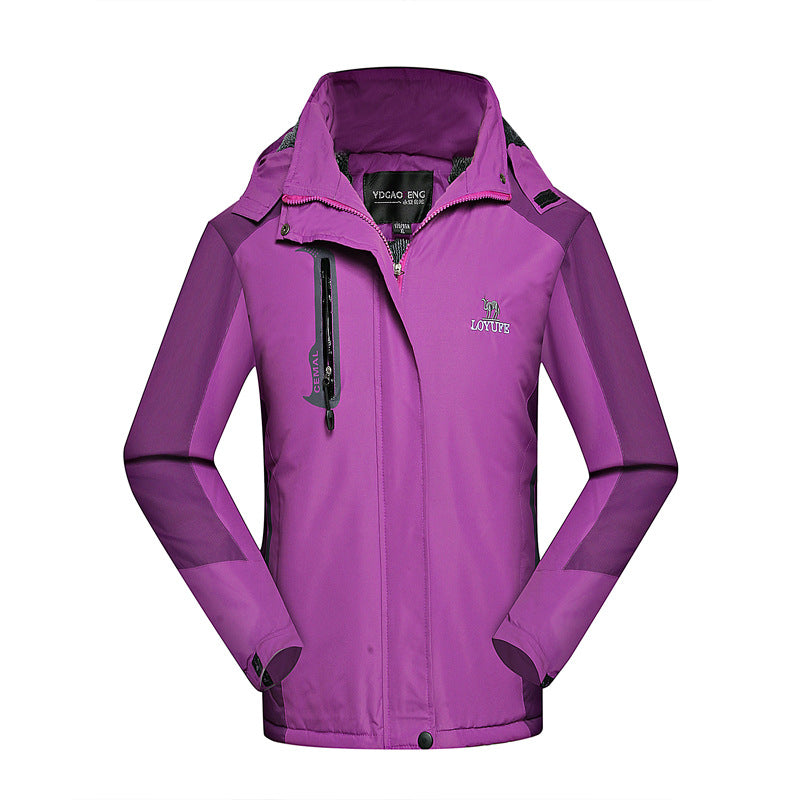 Thickened Fleece Couples Jacket - Outdoor Snow Outfit