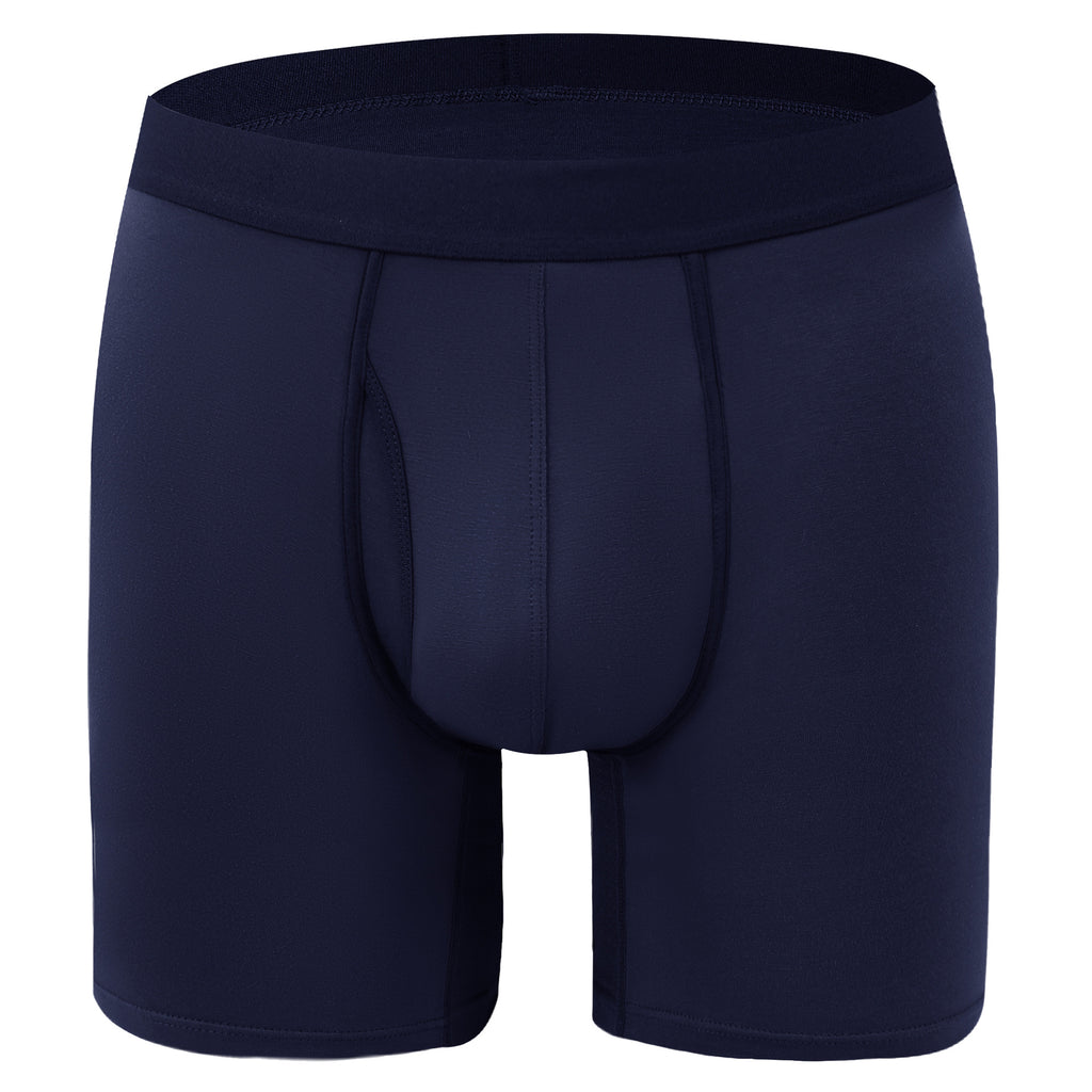Men's Breathable Mid-Waist Boxer Briefs