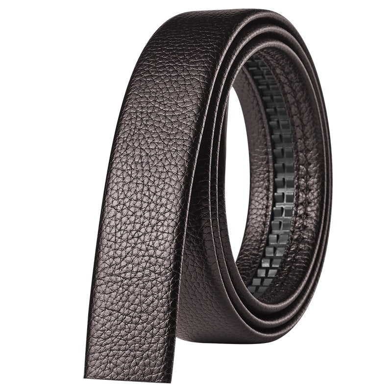 Automatic Buckle Mens PU Leather Belt