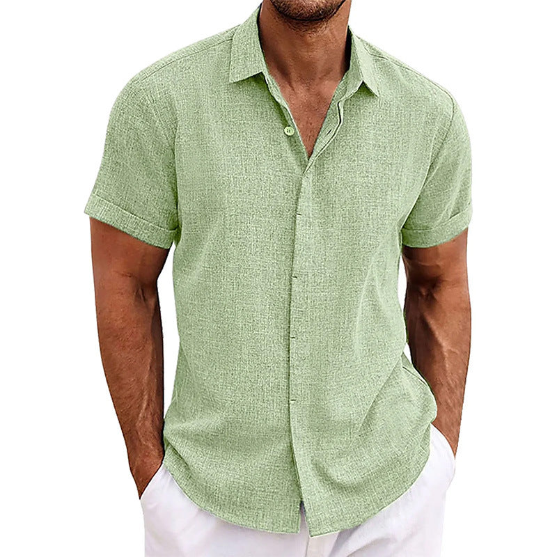 Linen Short-Sleeved Shirt