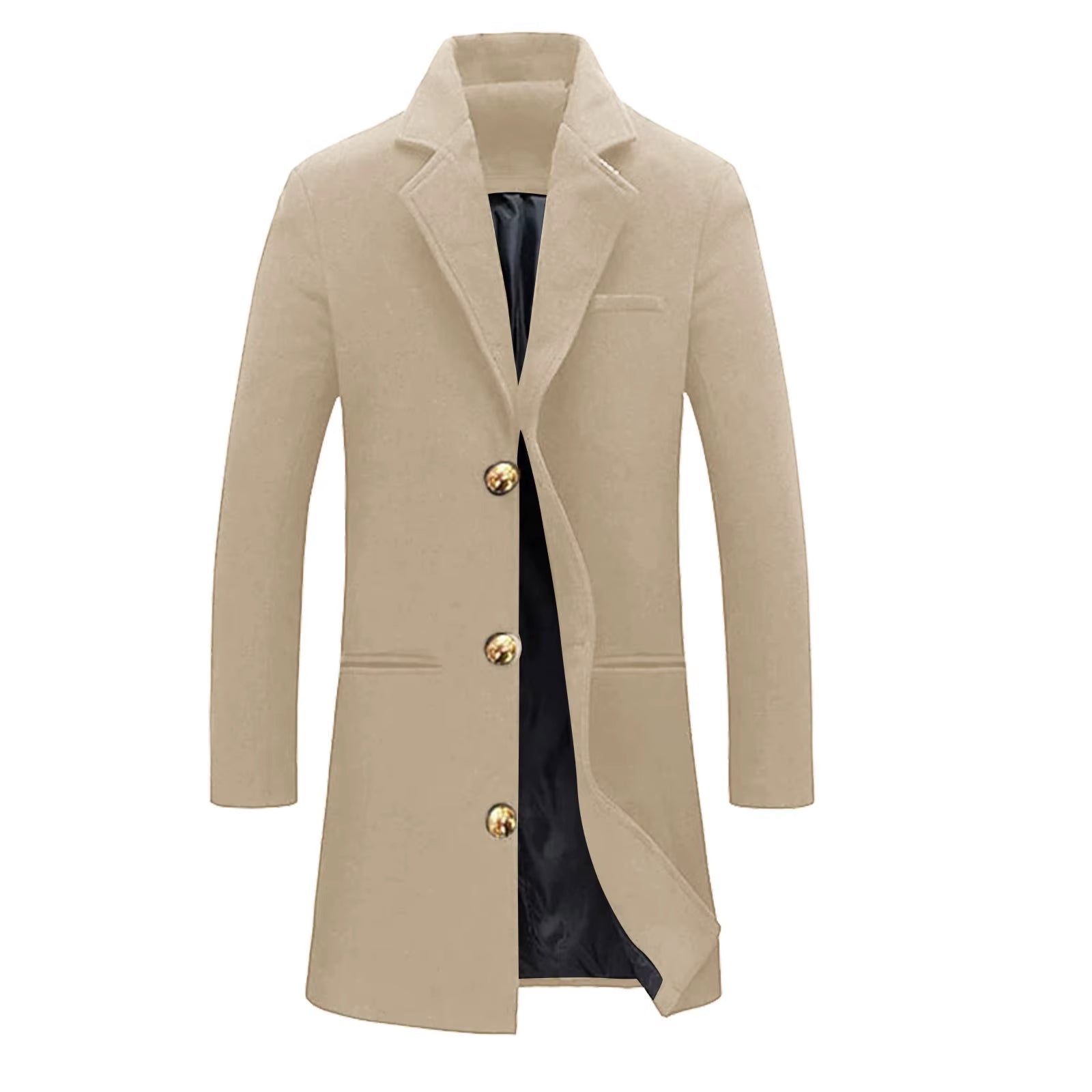  Handsome  Male Work Overcoat 