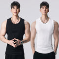Heavy 310g sleeveless waistcoat men's vest big summer sports leisure fitness training T-shirt base