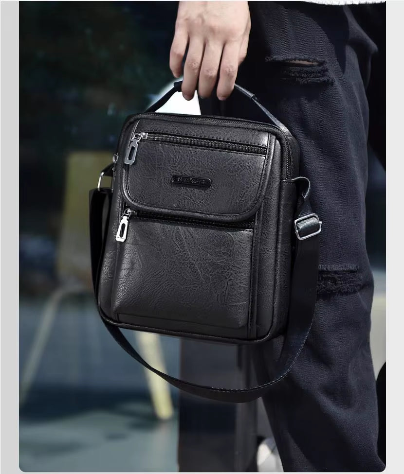   Men   Leather  Crossbody Bags 