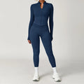 Seamless Yoga Set Gym Clothes 2PCS Women Sportswear Yoga Suits Tracksuits Fitness Long Sleeved Jacket Sports Bra Gym Leggings