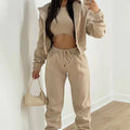 Women's Casual Hooded Sweatshirt and Pants